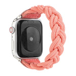 彈性織布錶帶，適用 Apple Watch Series 6 & SE & 5 & 4 44mm / 3 & 2 & 1 42mm，長度 160mm