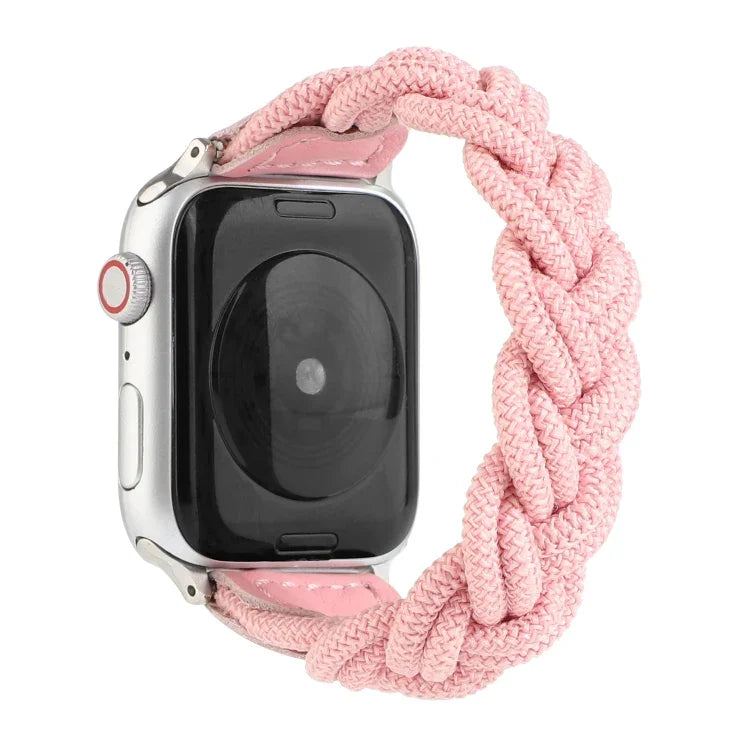 彈性織布錶帶，適用 Apple Watch Series 6 & SE & 5 & 4 44mm / 3 & 2 & 1 42mm，長度 160mm