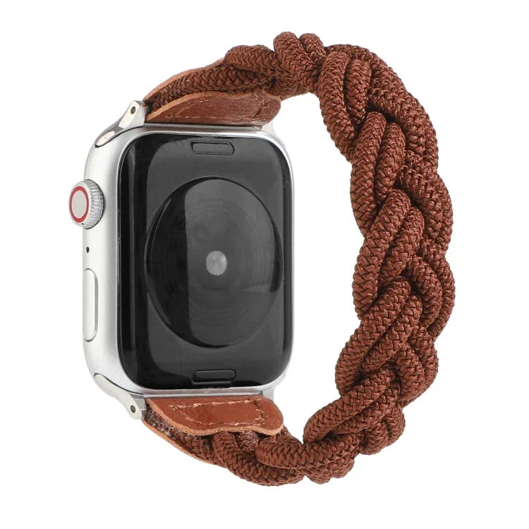 彈性織布錶帶，適用 Apple Watch Series 6 & SE & 5 & 4 44mm / 3 & 2 & 1 42mm，長度 160mm