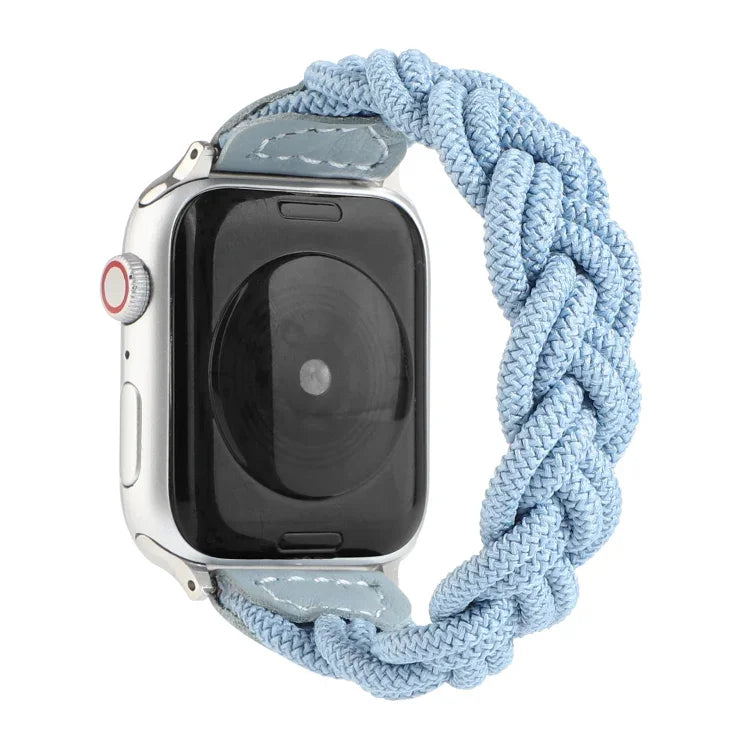 彈性織布錶帶，適用 Apple Watch Series 6 & SE & 5 & 4 44mm / 3 & 2 & 1 42mm，長度 160mm