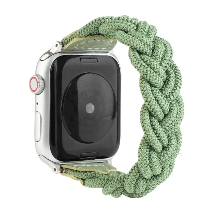 彈性織布錶帶，適用 Apple Watch Series 6 & SE & 5 & 4 44mm / 3 & 2 & 1 42mm，長度 160mm