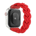彈性織布錶帶，適用 Apple Watch Series 6 & SE & 5 & 4 44mm / 3 & 2 & 1 42mm，長度 160mm