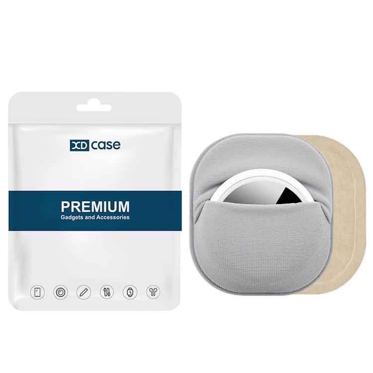 XDcase 彈性布料背膠卡片設計保護套，適用於 AirTag 第二代 / 第一代