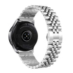 五珠鋼製替換錶帶，20mm 適用於 Samsung Galaxy Watch 3 41mm，22mm 適用於 Samsung Galaxy Watch 3 45mm，20mm 適用於 Amazfit GTR 2 / Amazfit GTR 47mm，22mm 適用於 Amazfit GTR 42mm，20mm 適用於 Huawei Watch GT 2 42mm