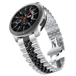 五珠鋼製替換錶帶，20mm 適用於 Samsung Galaxy Watch 3 41mm，22mm 適用於 Samsung Galaxy Watch 3 45mm，20mm 適用於 Amazfit GTR 2 / Amazfit GTR 47mm，22mm 適用於 Amazfit GTR 42mm，20mm 適用於 Huawei Watch GT 2 42mm