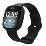 For Fitbit Versa 3 / Sense Silicone Replacement Strap Watchband, Size: S, Size: S