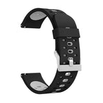 適用於 Samsung Galaxy Watch 3 41mm 三排孔矽膠替換錶帶，適用於 Samsung Galaxy Watch 3 41mm