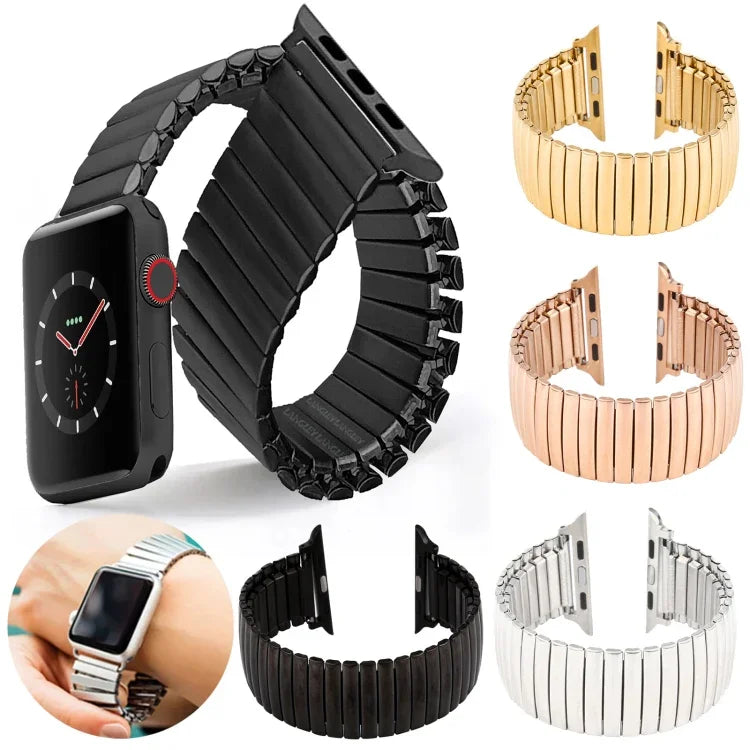 彈性鋁合金錶帶，適用於 Apple Watch Series 7 41mm / 6 & SE & 5 & 4 40mm / 3 & 2 & 1 38mm，適用於 Apple Watch Series 8&7 41mm / SE 2&6&SE&5&4 40mm / 3&2&1 38mm，適用於 Apple Watch Ultra 49mm / Series 8&7 45mm / SE 2&6&SE&5&4 44mm / 3&2&1 42mm