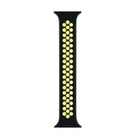 彈性矽膠錶帶，適用於 Apple Watch Series 6 & SE & 5 & 4 40mm / 3 & 2 & 1 38mm，135mm（黑黃）、135mm（黑灰）、150mm（紅黑）
