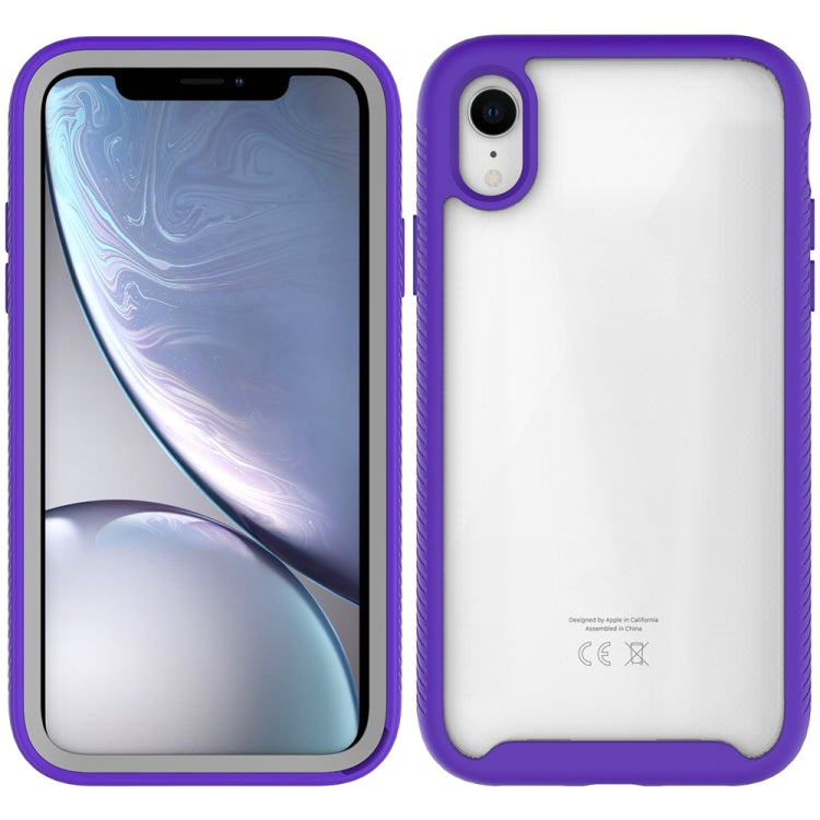 Starry Sky Solid Color Series Shockproof PC + TPU Protective Case For iPhone XR