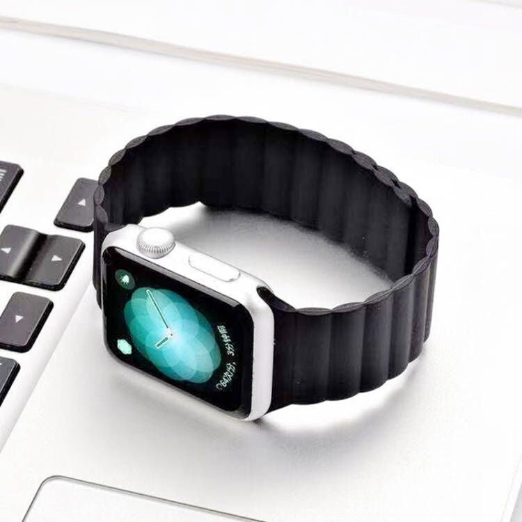 磁吸環錶帶 適用於 Apple Watch Series 6 & SE & 5 & 4 40mm / 3 & 2 & 1 38mm，適用於 Apple Watch Series 7 41mm / 6 & SE & 5 & 4 40mm / 3 & 2 & 1 38mm，適用於 Apple Watch Series 8&7 41mm / SE 2&6&SE&5&4 40mm / 3&2&1 38mm