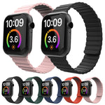 磁吸環錶帶 適用於 Apple Watch Series 6 & SE & 5 & 4 40mm / 3 & 2 & 1 38mm，適用於 Apple Watch Series 7 41mm / 6 & SE & 5 & 4 40mm / 3 & 2 & 1 38mm，適用於 Apple Watch Series 8&7 41mm / SE 2&6&SE&5&4 40mm / 3&2&1 38mm
