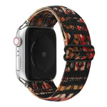 民族風扣式錶帶 適用於 Apple Watch Series 6 & SE & 5 & 4 44mm / 3 & 2 & 1 42mm，適用於 Apple Watch Series 7 45mm / 6 & SE & 5 & 4 44mm / 3 & 2 & 1 42mm，適用於 Apple Watch Ultra 49mm / Series 8&7 45mm / SE 2&6&SE&5&4 44mm / 3&2&1 42mm