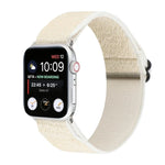 純色尼龍錶帶 適用於 Apple Watch Series 6 & SE & 5 & 4 40mm / 3 & 2 & 1 38mm，適用於 Apple Watch Series 7 41mm / 6 & SE & 5 & 4 40mm / 3 & 2 & 1 38mm