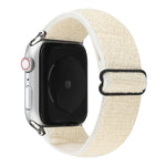純色尼龍錶帶 適用於 Apple Watch Series 6 & SE & 5 & 4 44mm / 3 & 2 & 1 42mm，適用於 Apple Watch Series 7 45mm / 6 & SE & 5 & 4 44mm / 3 & 2 & 1 42mm