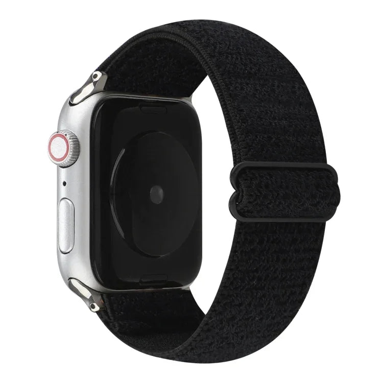 純色尼龍錶帶 適用於 Apple Watch Series 6 & SE & 5 & 4 44mm / 3 & 2 & 1 42mm，適用於 Apple Watch Series 7 45mm / 6 & SE & 5 & 4 44mm / 3 & 2 & 1 42mm