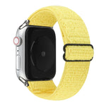 純色尼龍錶帶 適用於 Apple Watch Series 6 & SE & 5 & 4 44mm / 3 & 2 & 1 42mm，適用於 Apple Watch Series 7 45mm / 6 & SE & 5 & 4 44mm / 3 & 2 & 1 42mm