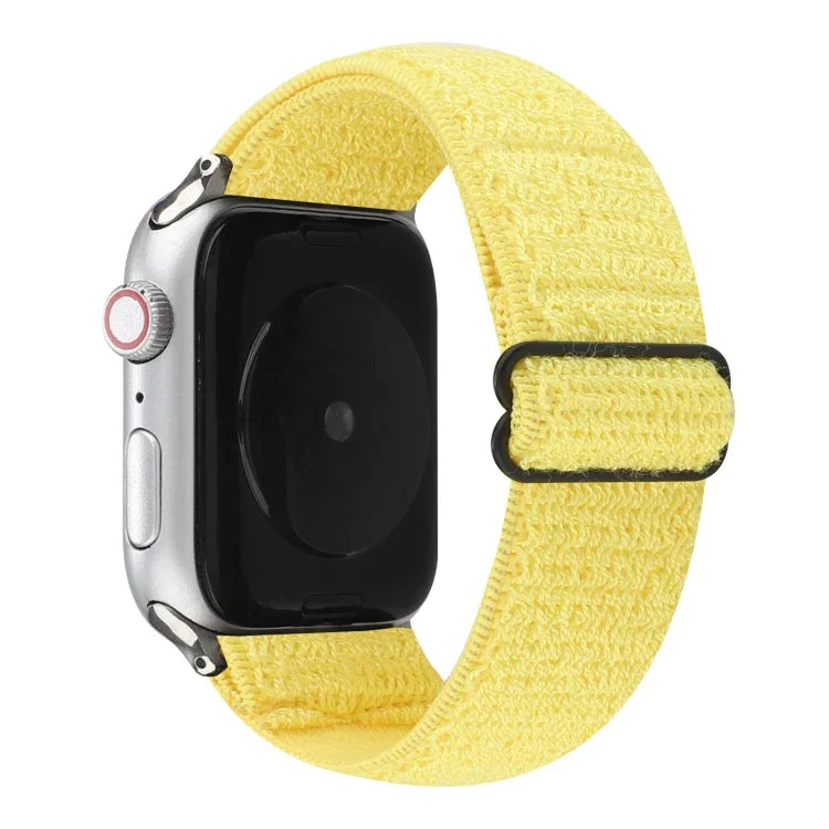 純色尼龍錶帶 適用於 Apple Watch Series 6 & SE & 5 & 4 44mm / 3 & 2 & 1 42mm，適用於 Apple Watch Series 7 45mm / 6 & SE & 5 & 4 44mm / 3 & 2 & 1 42mm