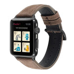 荔枝紋真皮錶帶 適用於 Apple Watch Series 6 & SE & 5 & 4 40mm / 3 & 2 & 1 38mm，適用於 Apple Watch Series 7 41mm / 6 & SE & 5 & 4 40mm / 3 & 2 & 1 38mm