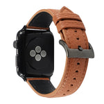 荔枝紋真皮錶帶 適用於 Apple Watch Series 6 & SE & 5 & 4 40mm / 3 & 2 & 1 38mm，適用於 Apple Watch Series 7 41mm / 6 & SE & 5 & 4 40mm / 3 & 2 & 1 38mm
