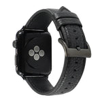 荔枝紋真皮錶帶 適用於 Apple Watch Series 6 & SE & 5 & 4 40mm / 3 & 2 & 1 38mm，適用於 Apple Watch Series 7 41mm / 6 & SE & 5 & 4 40mm / 3 & 2 & 1 38mm
