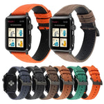 荔枝紋真皮錶帶 適用於 Apple Watch Series 6 & SE & 5 & 4 40mm / 3 & 2 & 1 38mm，適用於 Apple Watch Series 7 41mm / 6 & SE & 5 & 4 40mm / 3 & 2 & 1 38mm
