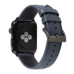 荔枝紋真皮錶帶 適用於 Apple Watch Series 6 & SE & 5 & 4 44mm / 3 & 2 & 1 42mm，適用於 Apple Watch Series 7 45mm / 6 & SE & 5 & 4 44mm / 3 & 2 & 1 42mm