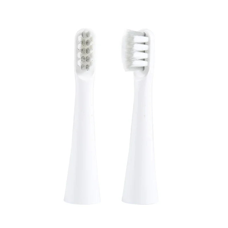 2 件組 原裝小米有品 SO WHITE 防水聲波電動牙刷替換刷頭 適用 HC0196，牙刷替換刷頭