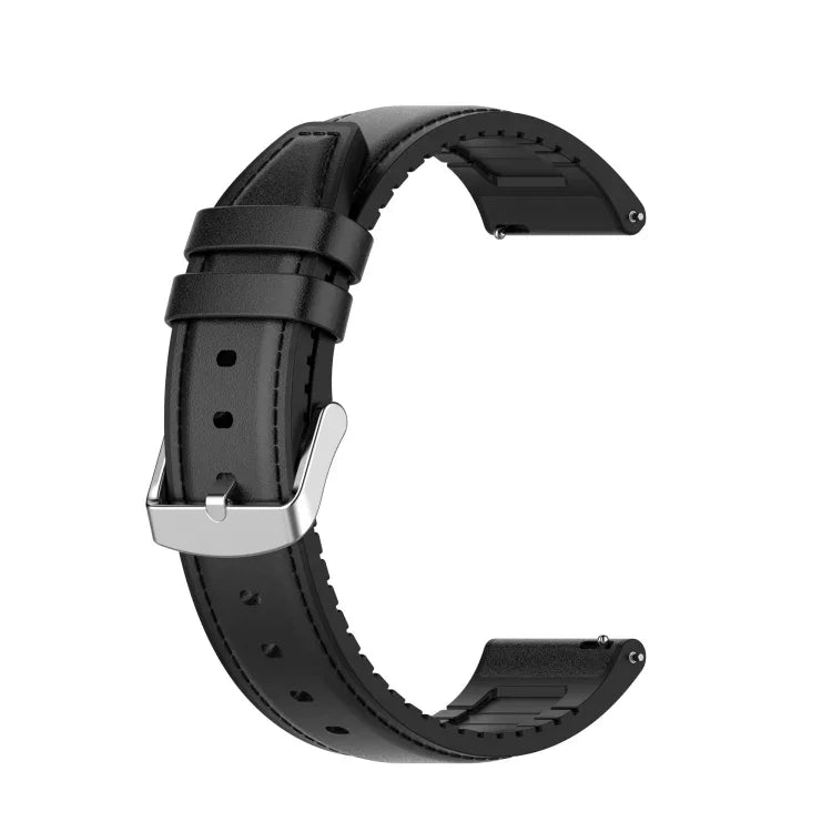 20mm 矽膠皮革替換錶帶，適用於 Samsung Galaxy Watch 3 41mm，適用於 Samsung Galaxy Watch 3 41mm