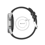 20mm 矽膠皮革替換錶帶，適用於 Samsung Galaxy Watch 3 41mm，適用於 Samsung Galaxy Watch 3 41mm