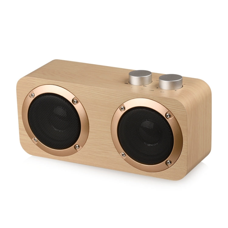 Q7 重低音木質藍牙喇叭，支援 TF 卡、U 盤及 3.5mm AUX，Q7
