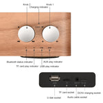 Q7 重低音木質藍牙喇叭，支援 TF 卡、U 盤及 3.5mm AUX，Q7