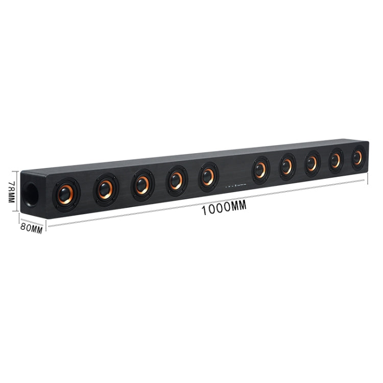 D90 重低音木質藍牙 4.2 喇叭附遙控器，支援 TF 卡、3.5mm AUX 同軸及光纖及 U 盤，D90+ 重低音