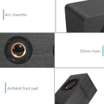 D90 重低音木質藍牙 4.2 喇叭附遙控器，支援 TF 卡、3.5mm AUX 同軸及光纖及 U 盤，D90+ 重低音