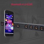 D90 重低音木質藍牙 4.2 喇叭附遙控器，支援 TF 卡、3.5mm AUX 同軸及光纖及 U 盤，D90+ 重低音