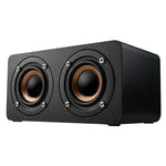 M5 重低音木質藍牙 4.2 喇叭，支援 TF 卡、3.5mm AUX 及 FM