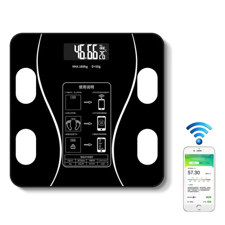 家用智能體脂電子秤，電池版，電池版