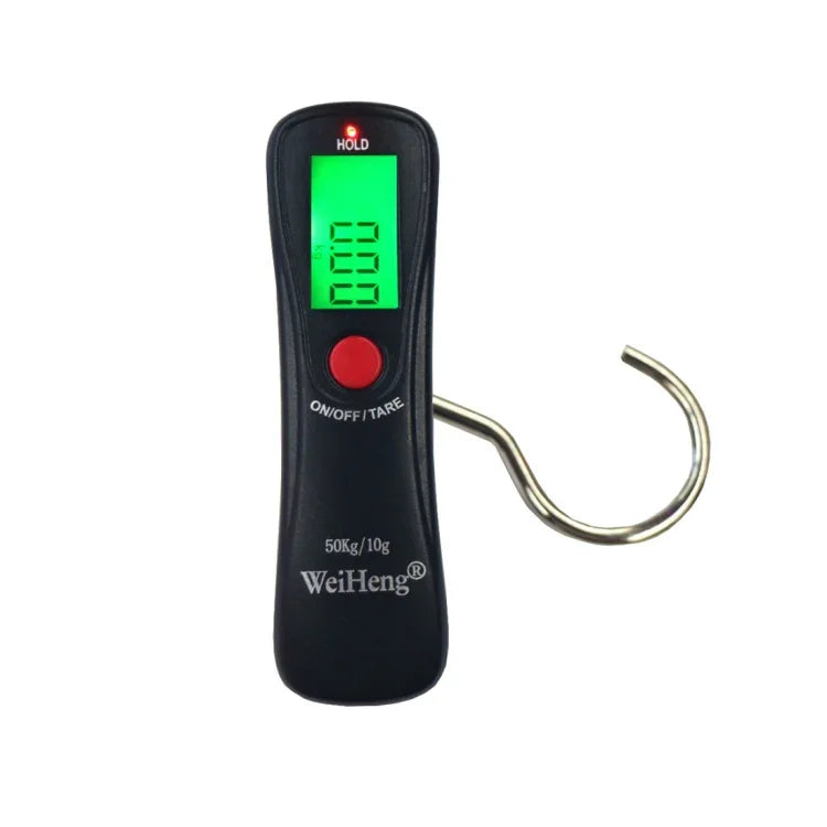 MH-A18便攜式數字高負載掛鉤電子行李秤（10g~50kg），不含電池，10g x 50kg