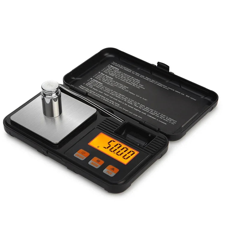 200g/0.01g高精度便攜珠寶秤迷你電子秤精密克拉電子秤，200g/0.01g