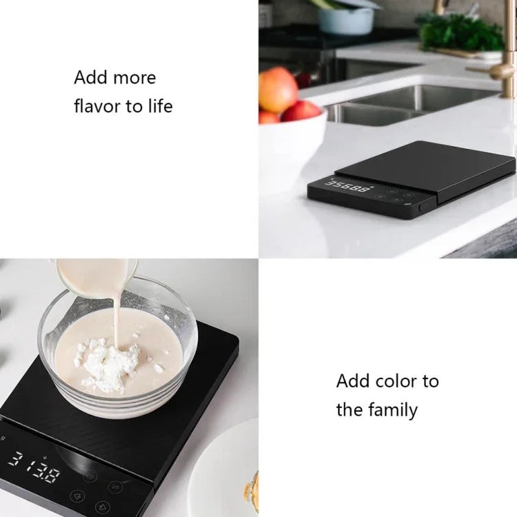 3KG原裝小米有品DUKA ES1廚房LCD數字高精度電子秤，3KG