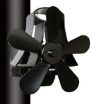 YL-106 5-Blade High Temperature Aluminum Heat Powered Fireplace Stove Fan, YL-106 (Black), YL-106 (Bronze), YL-106 (Grey), YL-106 (Gold), YL-106 (Rose Red), YL-106 (Silver), YL-106 (White)