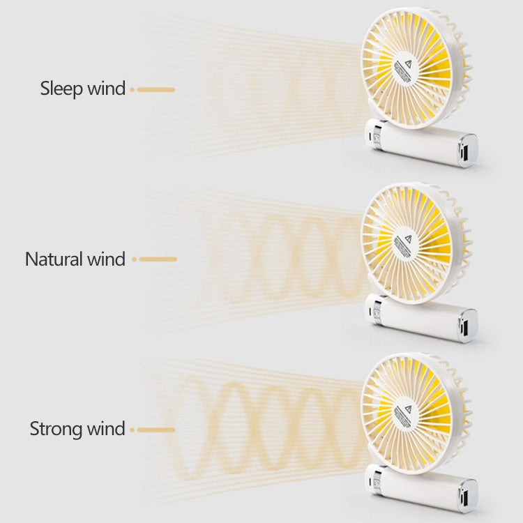 S2 便攜可折疊手持電風扇，附 3 段速控及夜燈