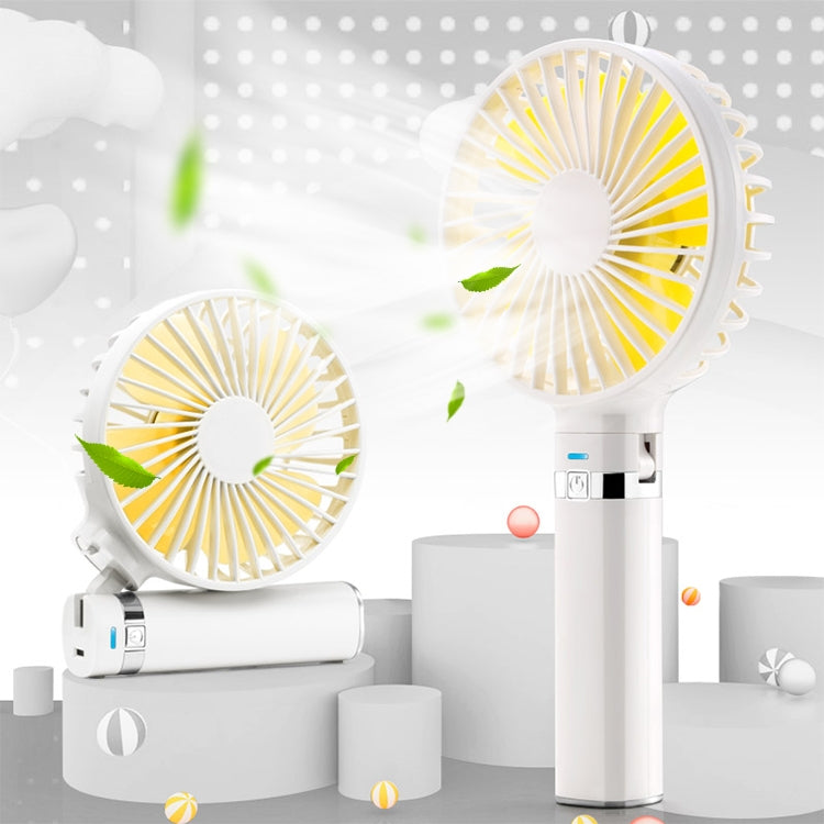 S2 便攜可折疊手持電風扇，附 3 段速控及夜燈
