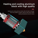Creality 24V 40W擠出機噴嘴熱端套件，含溫度熱敏電阻和加熱管，適用於Ender-3 3D打印機