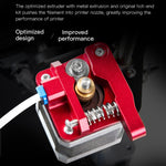 Creality 全金屬紅色方塊Bowden擠出機套件，適用於Ender-3 / Ender-3 Pro / Ender-3 V2 / CR-10 Pro V2 3D打印機