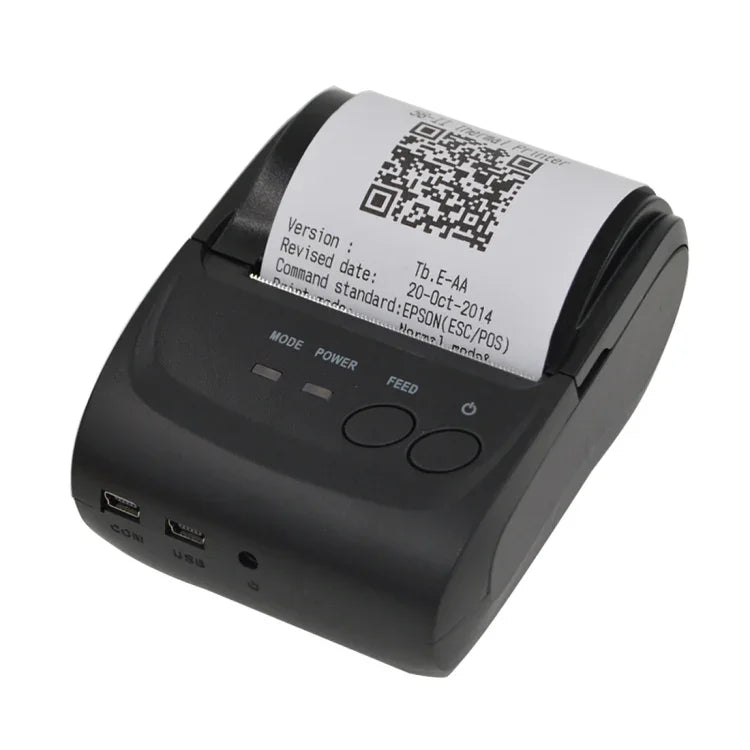 POS-5802 熱感藍牙收據打印機（黑色），POS-5802