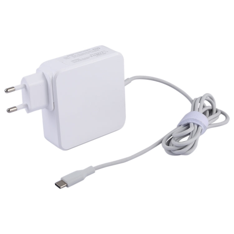 87W USB-C / Type-C 電源適配器便攜充電器，附 1.8 米充電線，歐規插頭