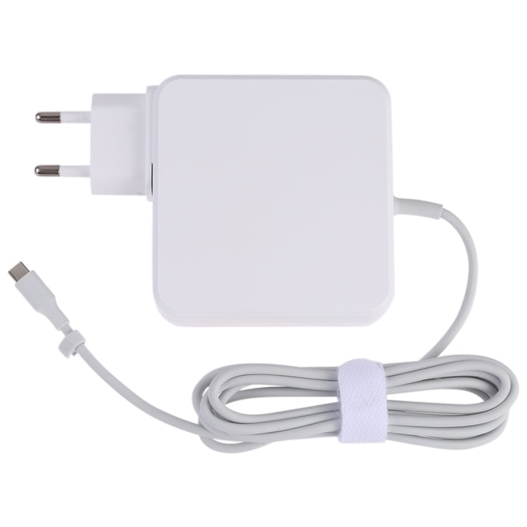 87W USB-C / Type-C 電源適配器便攜充電器，附 1.8 米充電線，歐規插頭
