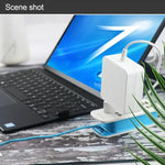87W USB-C / Type-C 電源適配器便攜充電器，附 1.8 米充電線，歐規插頭