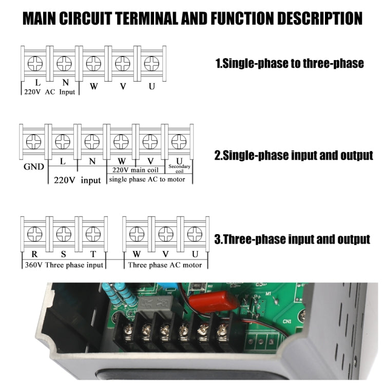 AT1-2200S 2.2KW 220V 單相變頻器，AT1-2200S